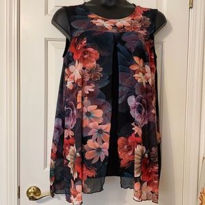 Avenue womens multi colored top